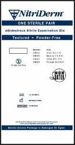 NitriDerm Sterile PF L, 50pr/Bx