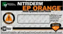 NitriDerm EP Orange L, 100/Bx, 10Bx/Cs