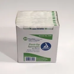 4x4 4 Ply Sterile Box